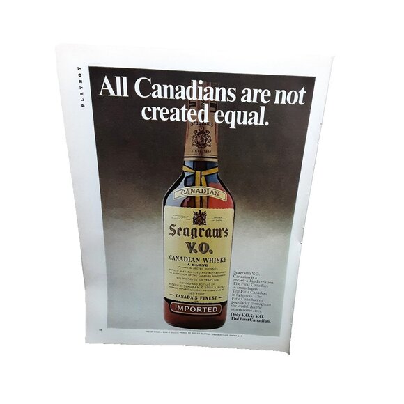 1974 Seagram’s V.O. Canadian Whisky Print Ad Vintage Liquor Advertising - Picture 1 of 1